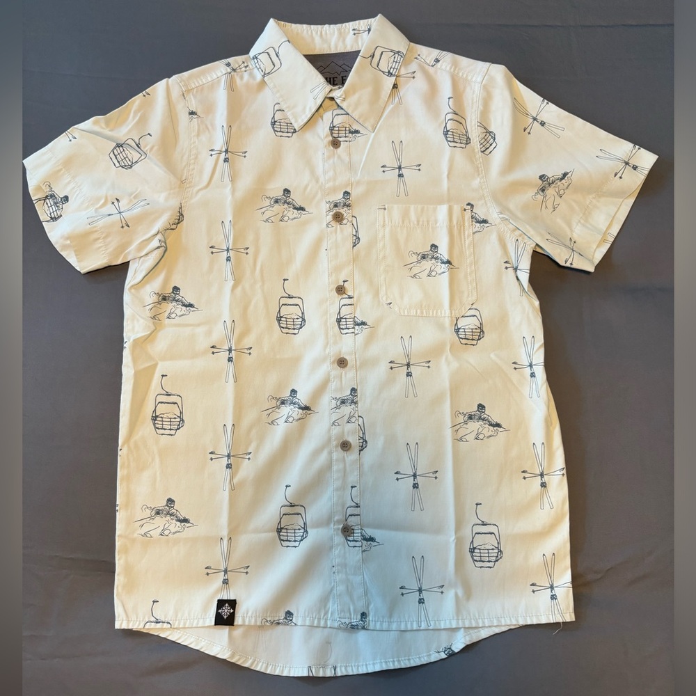 Men’s Skier Pattern Shirt